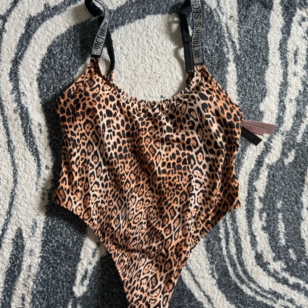 Victoria's Secret Leopard Print One Piece Swimsuit